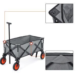 <b>Camping</b> Cart Foldable Transport <b>Trolley</b> With Carrying Case Outdoor Use - Product Image 3