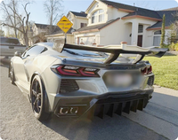 Diffuseur de pare-chocs arrière en fibre de carbone pour Chevrolet Corvette C8 Z07 Stingray Kits de carrosserie 2019 - 2025