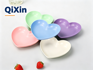 Piatto a Forma di Cuore in Plastica PP, Piatto Ecologico Usa e Getta per Snack e Frutta, per Semi e Gusci di Melone, Produzione OEM Cina - Product Image 5