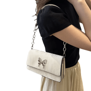 25 Bolsos de Hombro de Cadena Individual con Diseño de Mariposa, Bolsos de Mano de Cuero PU para Mujer, Bolsos de Moda al por Mayor - Product Image 2