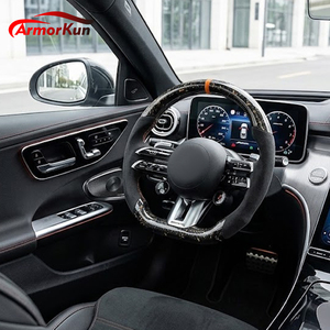 Volant personnalisé AMG en fibre de carbone forgée avec poignées en Alcantara, compatible avec tous les modèles <span class=keywords><strong>Mercedes</strong></span>-<span class=keywords><strong>Benz</strong></span> - Product Image 6