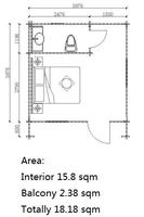 Style européen Structure de luxe Maison en bois Autres maisons préfabriquées Petite maison Maison Serre