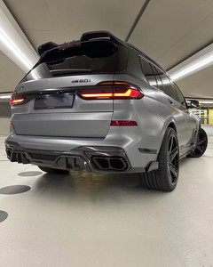 Cho đối với BMW X7 ld-phong cách sợi carbon body <span class=keywords><strong>Kit</strong></span> với Front Lip Diffuser Spoiler mui xe mới nâng cấp X7 phía trước cơ thể <span class=keywords><strong>Kit</strong></span> - Product Image 6