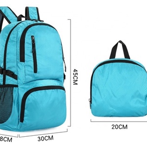 Mochila de Viaje Personalizable, Ligera, Impermeable, de Poliéster Ripstop, Unisex, Plegable, Informal, Deportiva, para Senderismo, con Cierre - Product Image 3