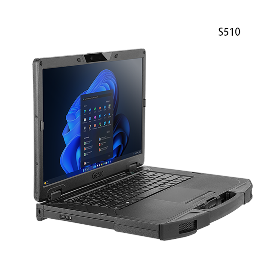 Getac S510 New Military-Grade Rugged Laptop with Intel Processor for Extreme Field Operations-English Keyboard