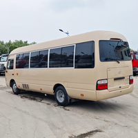 Bus Toyota Coaster d'occasion LHDRHD en bon état, transmission manuelle diesel, origine Chine, 30 places