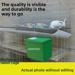 Çiftlik kullanılan 3-Tier çelik tavşan evi yeni durum kalınlaşmış 12-24 yuvası bebek tavşan kafesi - Product Image 3