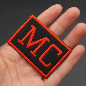 사탄스 몇 개 홍콩 MC 오토바이 엠블럼 자수 다리미 온 패치 4PCS 오토바이 클럽 오토바이 가죽 자켓 패치 - Product Image 5