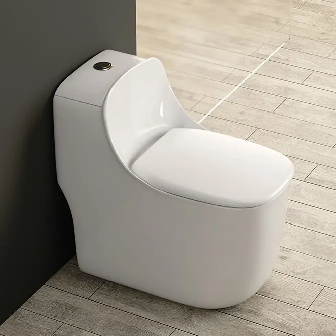 China chaozhou fabricantes novo design produto patenteado boa qualidade banheiro barato uma peça branca cor da cerâmica banheiro tigela