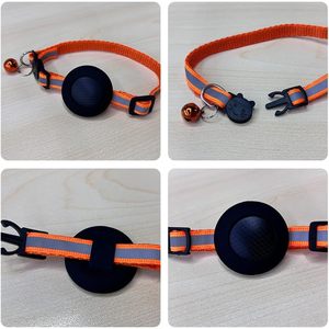 Rastreador de Collar para Mascotas GDGO, Naranja, Bluetooth, Rastreo en Tiempo Real para Gatos Pequeños, con Campana - Product Image 6
