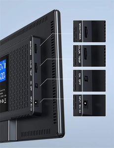 8000mAh Photo Led Vidéo Lumières Chine Professionnel <span class=keywords><strong>Audio</strong></span> Vidéo Éclairage Température De Couleur Réglable pour <span class=keywords><strong>Streaming</strong></span> Photographie - Product Image 4