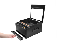 Scelleuse sous vide électrique commerciale personnalisée OEM ODM avec coupe-sac intégré, en acier inoxydable, 220W, capacité 5.1-10L, facile à nettoyer pour les aliments
