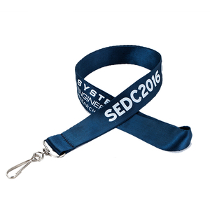 Wholesale Custom Print Logo Neck Lanyard Lanyards for Id Badges High Quality Nylon Lanyards