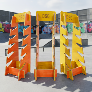 Support de présentation de mini skateboards à 5 niveaux pour mini fingerboards - Product Image 1