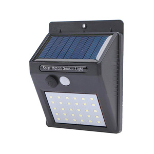 30 <b>LED</b> Solar Battery Powered <b>Led</b> Outdoor Wall <b>Lights</b> Interaction Sconce Lamp With <b>Motion</b> <b>Sensor</b> WADE-JS024 Solar Wall <b>Light</b> WADE - Product Image 1