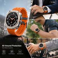 Funda Protectora Skerwal Mate para PC, sin Protector de Pantalla, a Prueba de Golpes, para Samsung Galaxy Watch8 40 44mm Ultra