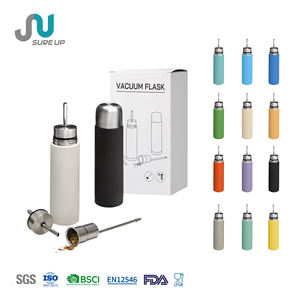 Thermos isotherme en acier inoxydable 3-en-1 de 500 ml avec infuseur à thé et couvercle, design minimaliste, cadeau d'affaires 6-12 - Product Image 2