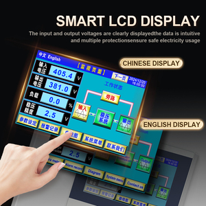 ZBW-50KVA 380V <span class=keywords><strong>AC</strong></span> LCD thông minh tự động không tiếp xúc 50Hz 60Hz relay điều khiển điện áp ổn định điều chỉnh ba giai đoạn 380V <span class=keywords><strong>AC</strong></span> - Product Image 4