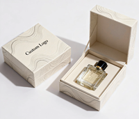 Boîte en carton écologique personnalisée de luxe avec rabat magnétique, faite à la main, pour parfum et cosmétiques, doublure en éponge, emballage vide mini 10ml/30ml