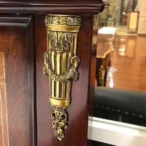 Cama de Lujo <span class=keywords><strong>Imperial</strong></span> St. James de EKAR |   Base de Cama de Madera de Burl Tallada a Mano Estilo Inglés | - Product Image 4