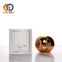 Pot rond en acrylique, nouveau design, 30g, 50g, 100g, vente en gros, pot en plastique de luxe en forme de boule