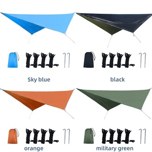 Lona de lluvia Tienda de campaña Refugio Picnic portátil <span class=keywords><strong>Sombra</strong></span> Lona grande Refugio Tiendas de campaña Camping Fly Sheet - Product Image 2