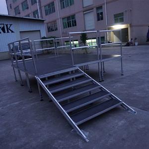 Easy assembly wedding party stage aluminum indoor and outdoor stage - Product Image 4