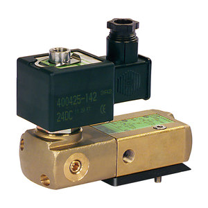 Séries 551 – Bobine solénoïde 5/2 voies 1/4 pouce NPT, corps en aluminium anodisé, commande pilotée 24V pour gaz inertes - Product Image 5