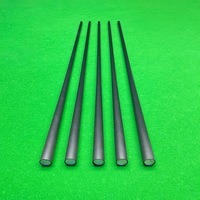 Arbres de queue de billard en Fiber de carbone remplis de mousse pour queues de billard Protaper Shaft Carbon Shaft Blanks