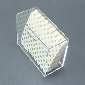 Scatola portaoggetti quadrata in acrilico trasparente, porta documenti e riviste, organizer per ufficio, casa e supermercato - Product Image 1