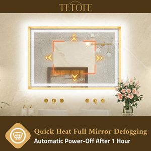 Espejo LED diseñado para un montaje en pared fácil y seguro, incluye todo el hardware necesario para una instalación rápida - Product Image 4