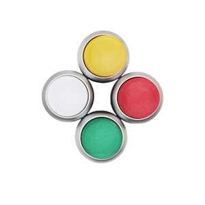 M22-DLH-R/<span class=keywords><strong>Y</strong></span>/<span class=keywords><strong>G</strong></span>/W/<span class=keywords><strong>B</strong></span> controllo industriale originale genuino interruttore a pulsante nuova funzione di Reset della luce a testa convessa per PAC - Product Image 2