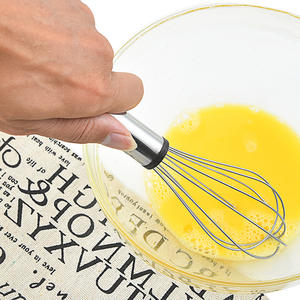 อุปกรณ์ครัวยอดนิยม อุปกรณ์อบขนม เครื่องมือครัว เครื่องตีไข่แบบมือถือขนาดเล็ก ที่ตีไข่แบบมือถือสแตนเลสสำหรับการอบ - Product Image 2