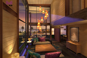 De aire de alta calidad bnb <span class=keywords><strong>alquiler</strong></span> de vivienda prefabricada beach villas de lujo prefabricadas de acero ligero villa - Product Image 4