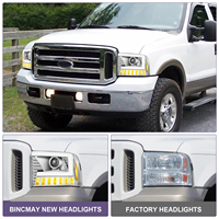 Phares LED neufs pour Ford F250 F350 F450 F550 Super Duty 2005-2007 et Ford Excursion 2005