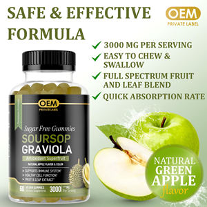 Özel Soursop Graviola Gummies Soursop yaprak ve meyve özü deniz yosunu ile ek, hücre desteği ve rejenerasyon için zerdeçal - Product Image 4