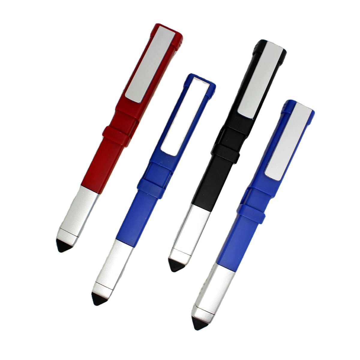 1012 Multifunctionele Gereedschapspen Vierkante Balpen Telefoonhouder 6 Schroevendraaiers Stylus Pen Met Aangepast Logo