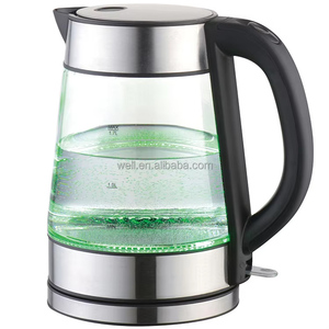 1.7L 2200W Heat Resistant Chinese Color <strong>Changing</strong> Glass Electric Tea <strong>Kettle</strong> Electric <strong>Kettle</strong> with Tea Infuser - Product Image 6