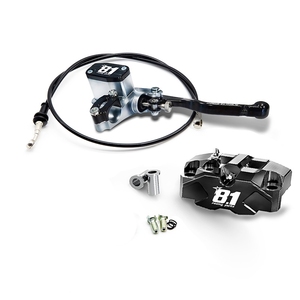 ชุดเบรกหน้า 8.1 นิ้ว สำหรับรถ Pitbike พร้อมปั๊ม MC-11 คาลิปเปอร์เบรก Hurricane ขนาด 82 มม. สายเบรก BRK192 ใหม่ - Product Image 1