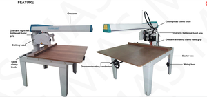 <span class=keywords><strong>Sierra</strong></span> <span class=keywords><strong>Circular</strong></span> Vertical MJ2236 FUMA de Alta Calidad con Corte a 45 Grados Ajustable, Motor de 4kw, Certificación ISO9001 - Product Image 5