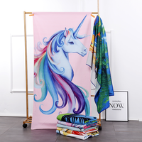 Serviette de plage en microfibre sans sable, logo personnalisé, séchage rapide, super absorbante, serviettes surdimensionnées, couverture imprimée, serviette de piscine, de bain