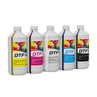 Encre CMYK à base d'eau de qualité supérieure pour film PET de transfert thermique de 1000 ml pour imprimantes XP600 L1800 I3200 4720