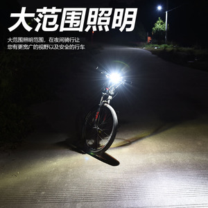 Luz Delantera LED para Bicicleta, Recargable por USB, Resistente al Agua IPX4, 4 Modos, Lámpara de Ciclismo - Product Image 5