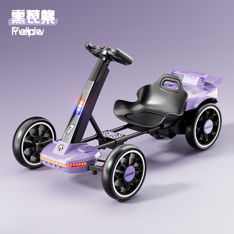 รีโมทคอนโทรลสีม่วง [แบตเตอรี่ Single Drive 6V 4.5]