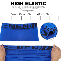 Premier hommes mi-hauteur boxeurs respirant 65g solide tricoté slips Sexy serré basique caleçon pas cher en gros sans couture