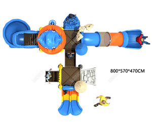 <span class=keywords><strong>Prix</strong></span> d'usine, toboggan en plastique pour enfants, éducatif, école, résidence, aire de jeux extérieure, installations de <span class=keywords><strong>parc</strong></span> d'attractions avec matériau LLDPE - Product Image 3