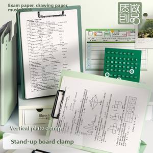 Carpeta con Portapapeles Vertical A4 para Estudiantes, con Cierre, para Exámenes, Notas de Reuniones, Personalizable - Product Image 2