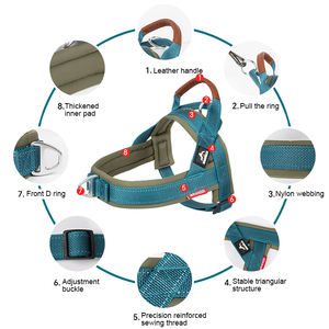Arnés <span class=keywords><strong>para</strong></span> Perros al por Mayor, Reflectante, Personalizado, Antitirones, Acolchado Suave, con Mango de Control Fácil <span class=keywords><strong>para</strong></span> Entrenamiento, Ajustable <span class=keywords><strong>para</strong></span> <span class=keywords><strong>Galgos</strong></span> - Product Image 6