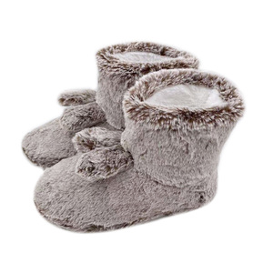 Pantofole da <span class=keywords><strong>Donna</strong></span> Comode e Calde con Pelliccia Sfumata, Fodera in Pile, Modello Slip-on - Product Image 1