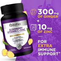 Capsules d'aineau noir 1000mg à marque privée OEM, Halal, Végétalien, Haute Qualité, Stimulant Immunitaire, Antioxydant, Supplément de Vitamine C